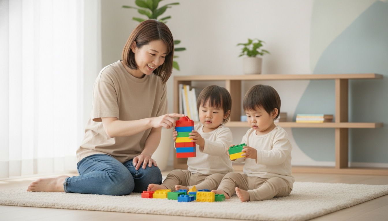 幼児のレゴ遊びで育つ力とは？年齢別の遊び方と保護者の関わり方を解説のアイキャッチ画像