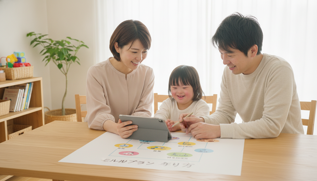 セルフプランの作り方｜さいたま市で障害児支援利用計画を自分で作る手順と注意点の内容を表すアイキャッチ画像