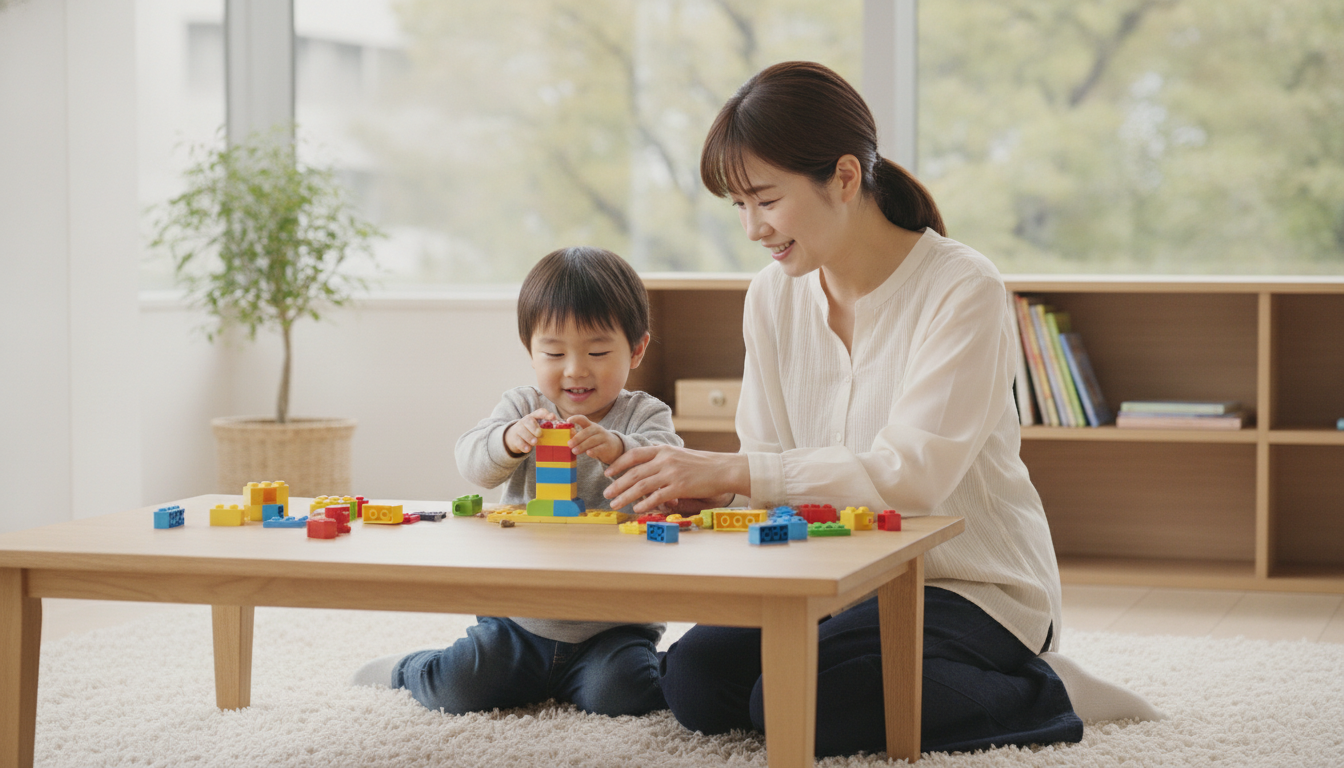 3歳から始めるレゴ教室｜幼児期に育まれる力と港区・南青山エリアの教室選びポイントの内容を表すアイキャッチ画像