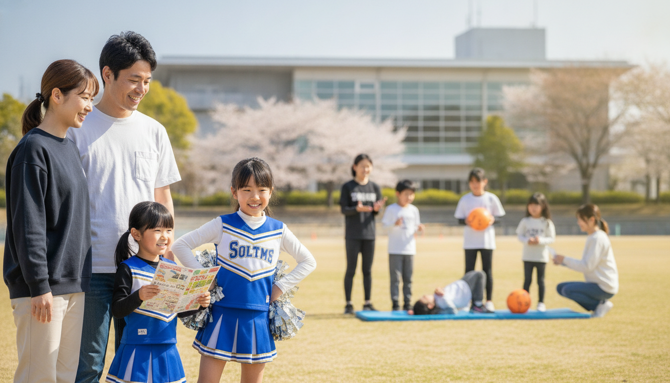 チア 習い事 埼玉 小学生の選び方｜競技志向か楽しむ活動かで変わる5つの比較軸の内容を表すアイキャッチ画像