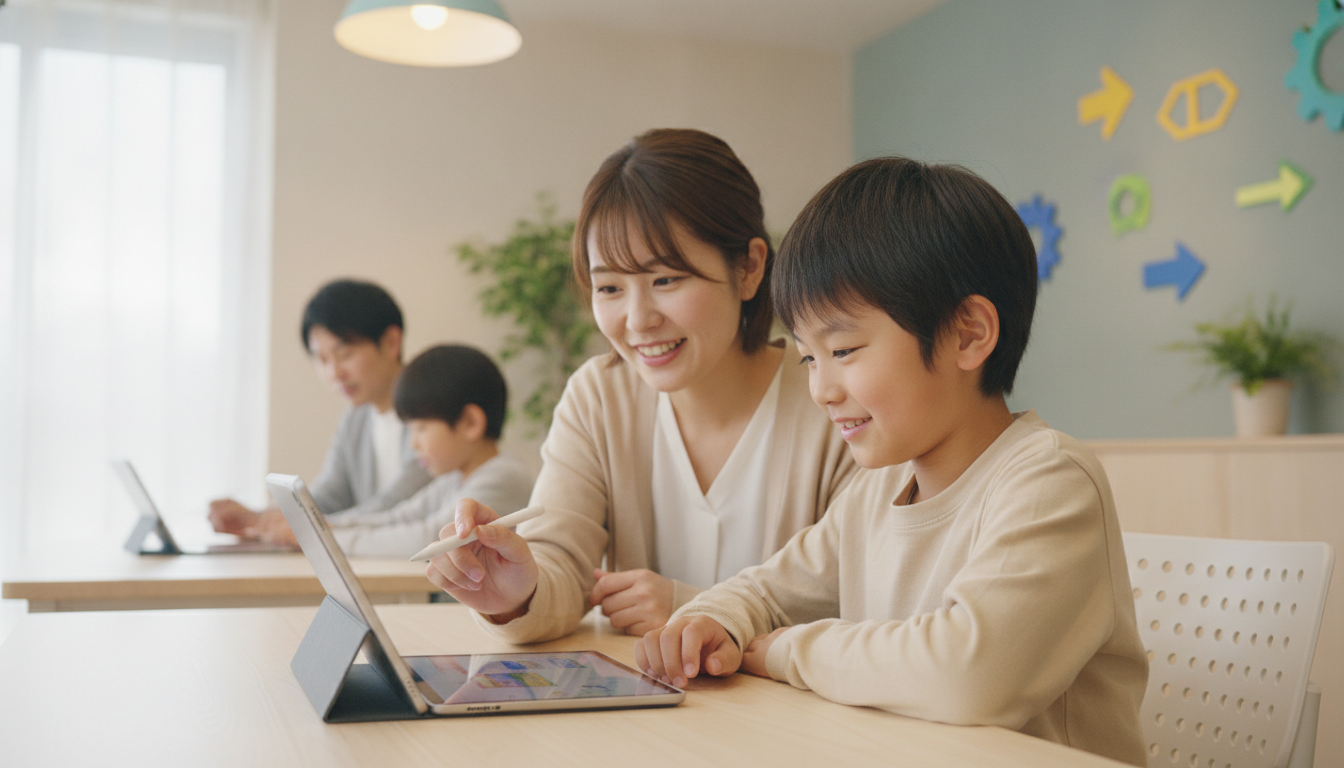 発達障害の子どもとプログラミング教室｜少人数・個別指導で学べる環境の選び方の内容を表すアイキャッチ画像