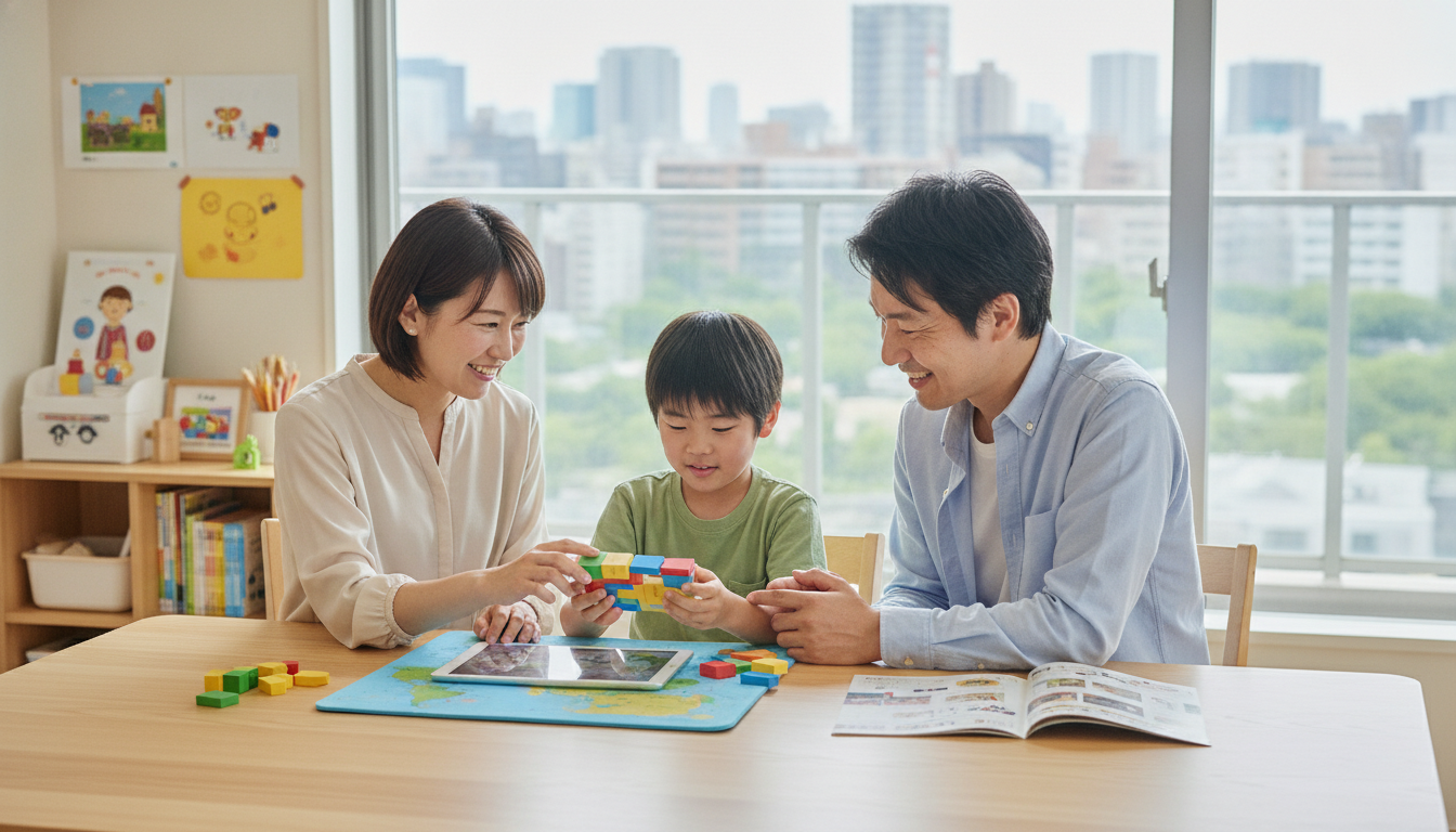 発達障害のある子どもの習い事【東京】選び方3つの軸と港区エリアの教室例の内容を表すアイキャッチ画像