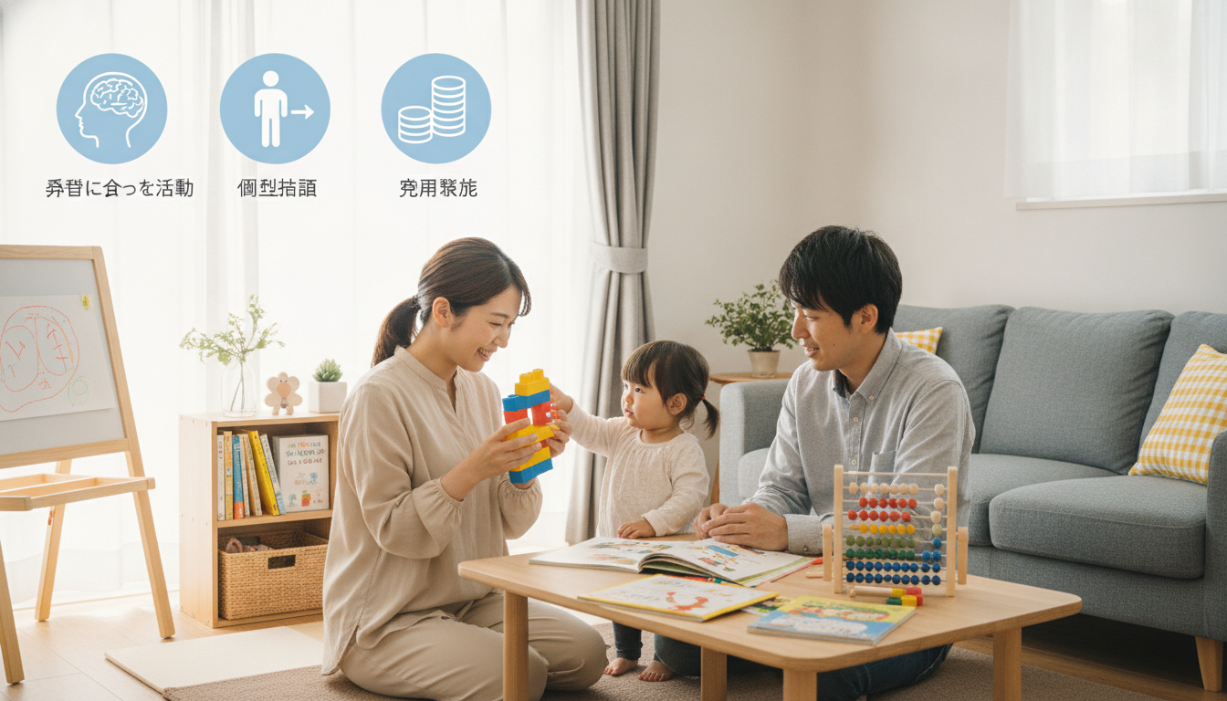 3歳の習い事の選び方｜発達に合った活動・個別指導・費用構造の3軸で整理するの内容を表すアイキャッチ画像