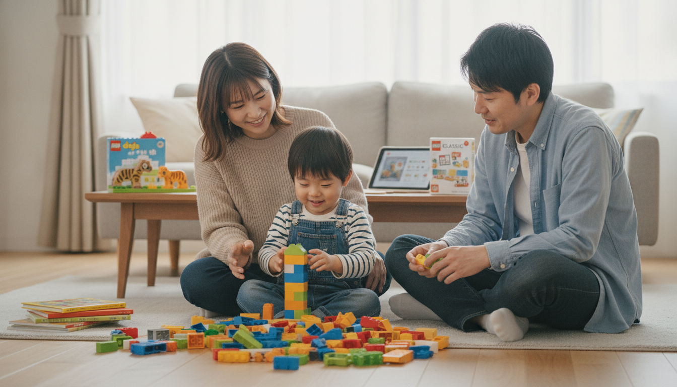 3歳からのレゴ習い事の選び方｜デュプロ・個別指導・教材費で比べる3つの軸の内容を表すアイキャッチ画像