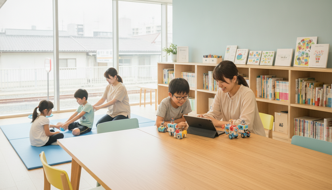 与野駅の放課後等デイサービス比較｜IT・運動・個別支援など特徴で選ぶの内容を表すアイキャッチ画像