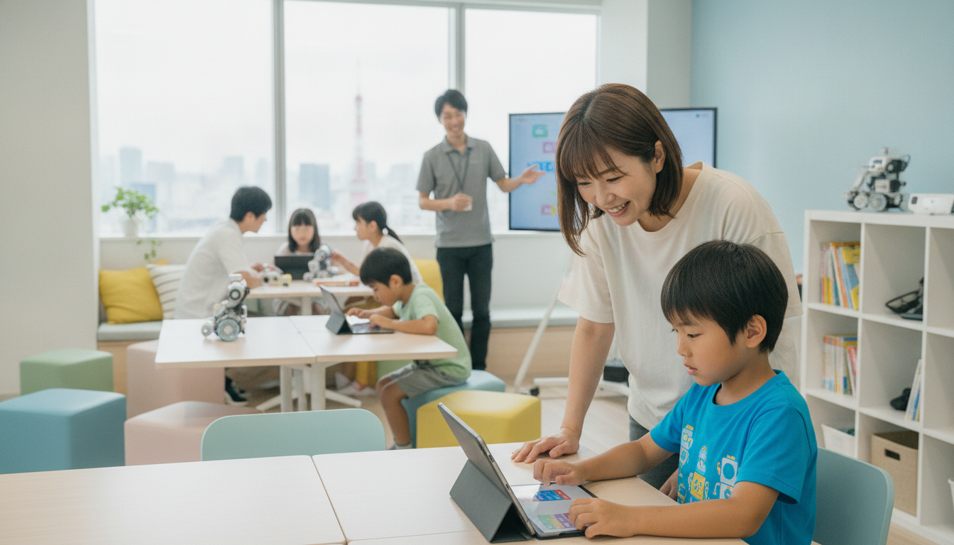 小学生のプログラミング教室【東京おすすめ】港区・渋谷区エリアの選び方と主要3教室の比較の内容を表すアイキャッチ画像