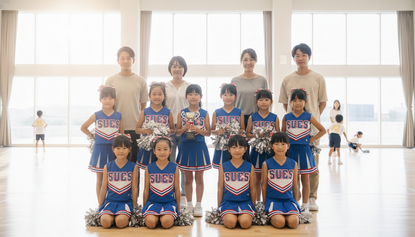 チアダンスが強いチームの選び方【埼玉・小学生版】大会実績だけでない4つの評価軸の内容を表すアイキャッチ画像