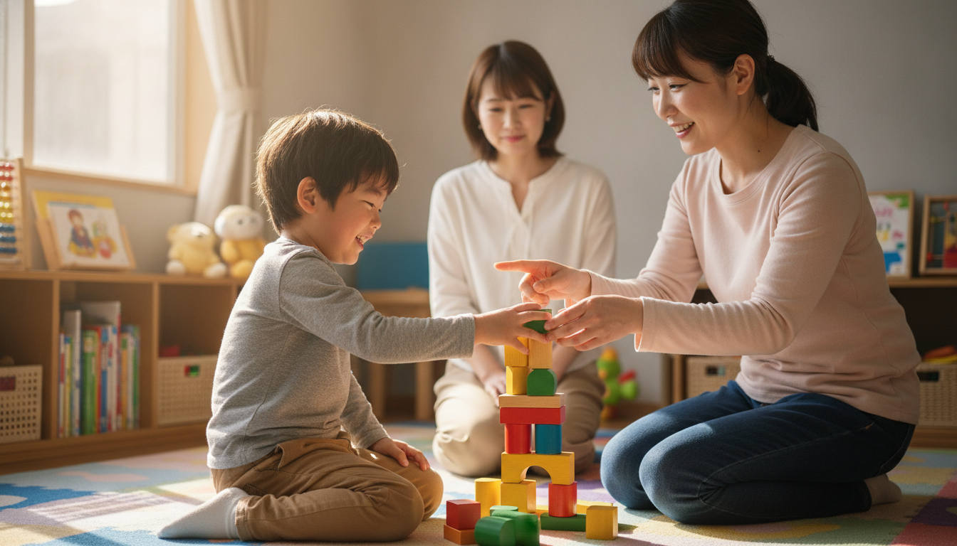 保育所等訪問支援の効果とは？発達障害のある子どもに期待できる変化と利用前の確認ポイントの内容を表すアイキャッチ画像