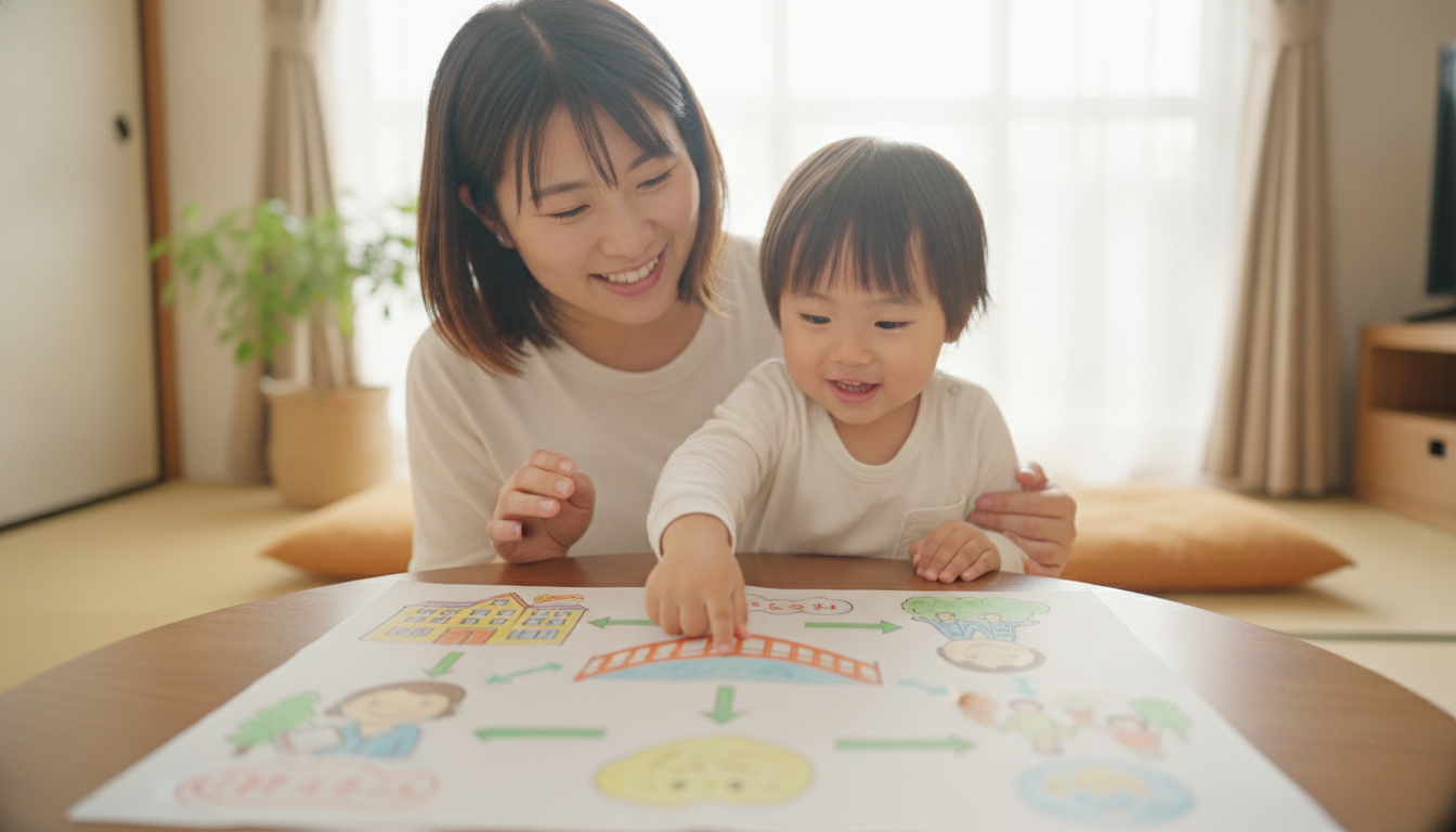 保育所等訪問支援 利用の流れ｜申請から利用開始まで手順をわかりやすく解説【さいたま市対応】の内容を表すアイキャッチ画像