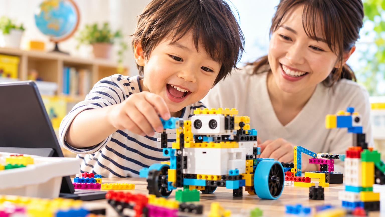 LEGO SPIKE は何歳から始められる？幼児・小学生の年齢別教材選びを解説の内容を表すアイキャッチ画像