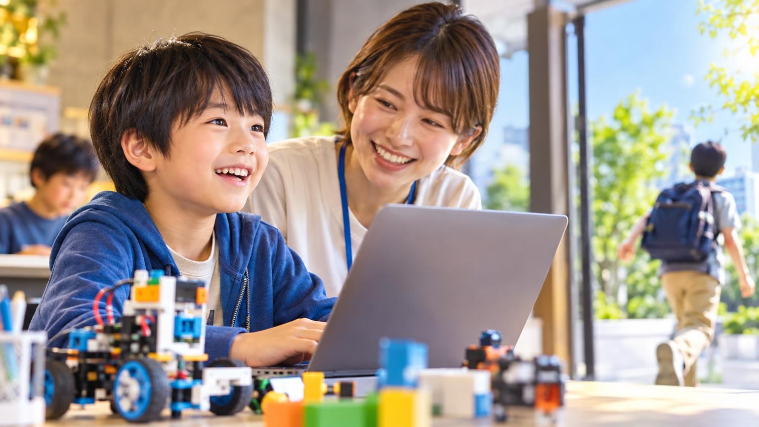不登校の小学生にプログラミング習い事は外出のきっかけになるか｜教室選びの条件と始め方の内容を表すアイキャッチ画像