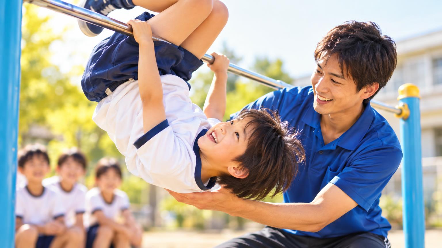 逆上がりのパーソナルレッスンが子どもに向いている理由｜集団指導との違いと3つのメリットの内容を表すアイキャッチ画像