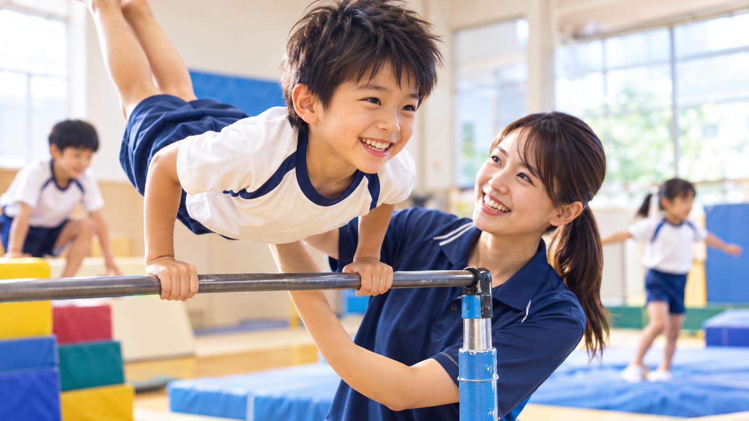 体操 習い事 埼玉 小学生おすすめ教室｜目的別・指導形式別の選び方と逆上がり特化の選択肢の内容を表すアイキャッチ画像