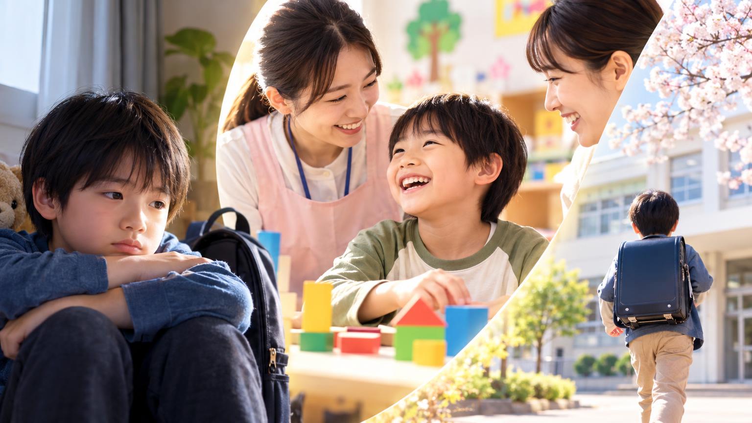 不登校の子どもに保育所等訪問支援は効果がある？学校復帰への役割と放課後等デイとの組み合わせ方の内容を表すアイキャッチ画像