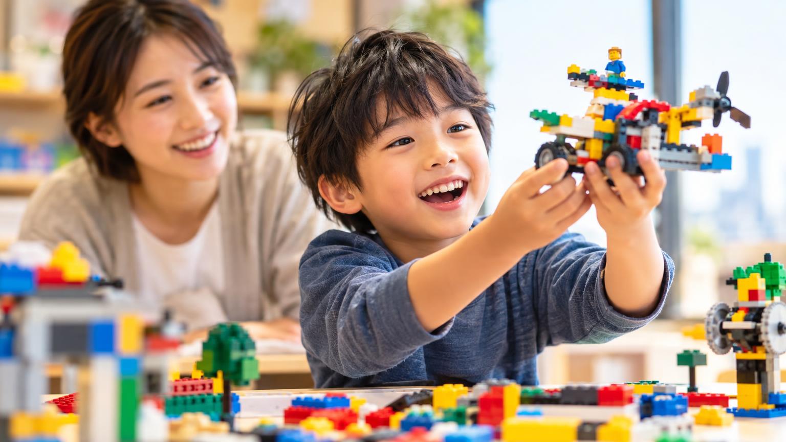 レゴスクールで小学生に育つ力とは？思考力・創造力が伸びる指導設計の条件をSTEM教育研究者が解説の内容を表すアイキャッチ画像