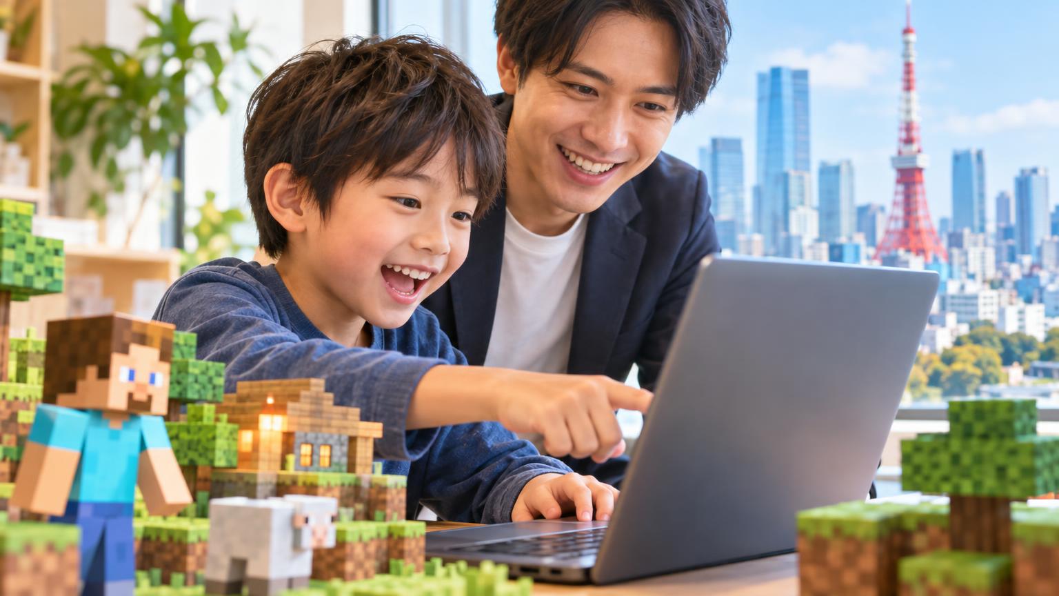 港区のマイクラプログラミング教室おすすめ比較｜指導形式・費用・カリキュラムで選ぶ3つの軸の内容を表すアイキャッチ画像