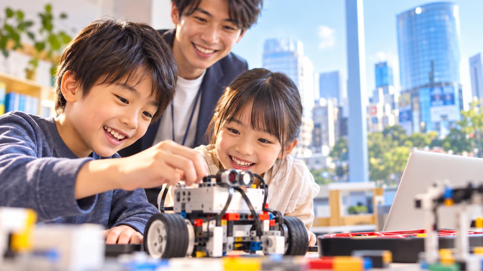 渋谷区の小学生向けロボット・プログラミング教室おすすめ比較｜費用・指導形式・教材で選ぶ3つの軸の内容を表すアイキャッチ画像