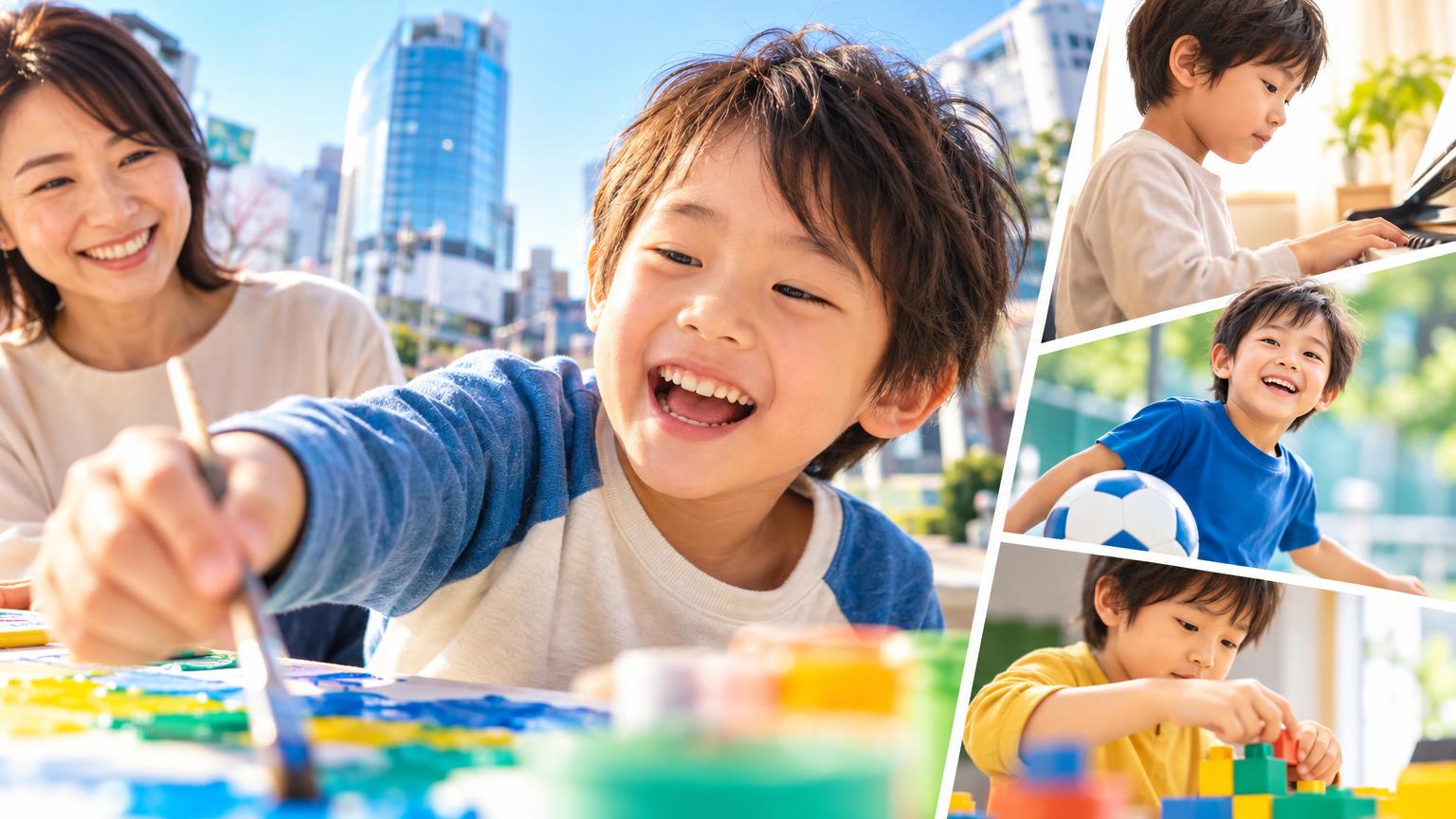 渋谷区で発達障害のある子どもの習い事を探す｜選び方3つの軸と近隣エリアの教室比較の内容を表すアイキャッチ画像