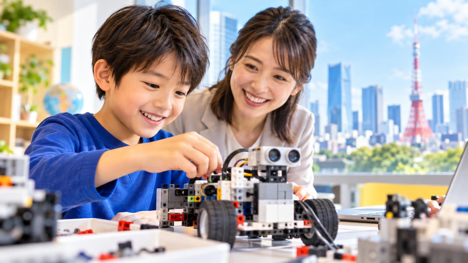 港区の小学生ロボット・プログラミング教室おすすめ比較｜費用・指導形式・カリキュラムで選ぶ3つの軸の内容を表すアイキャッチ画像