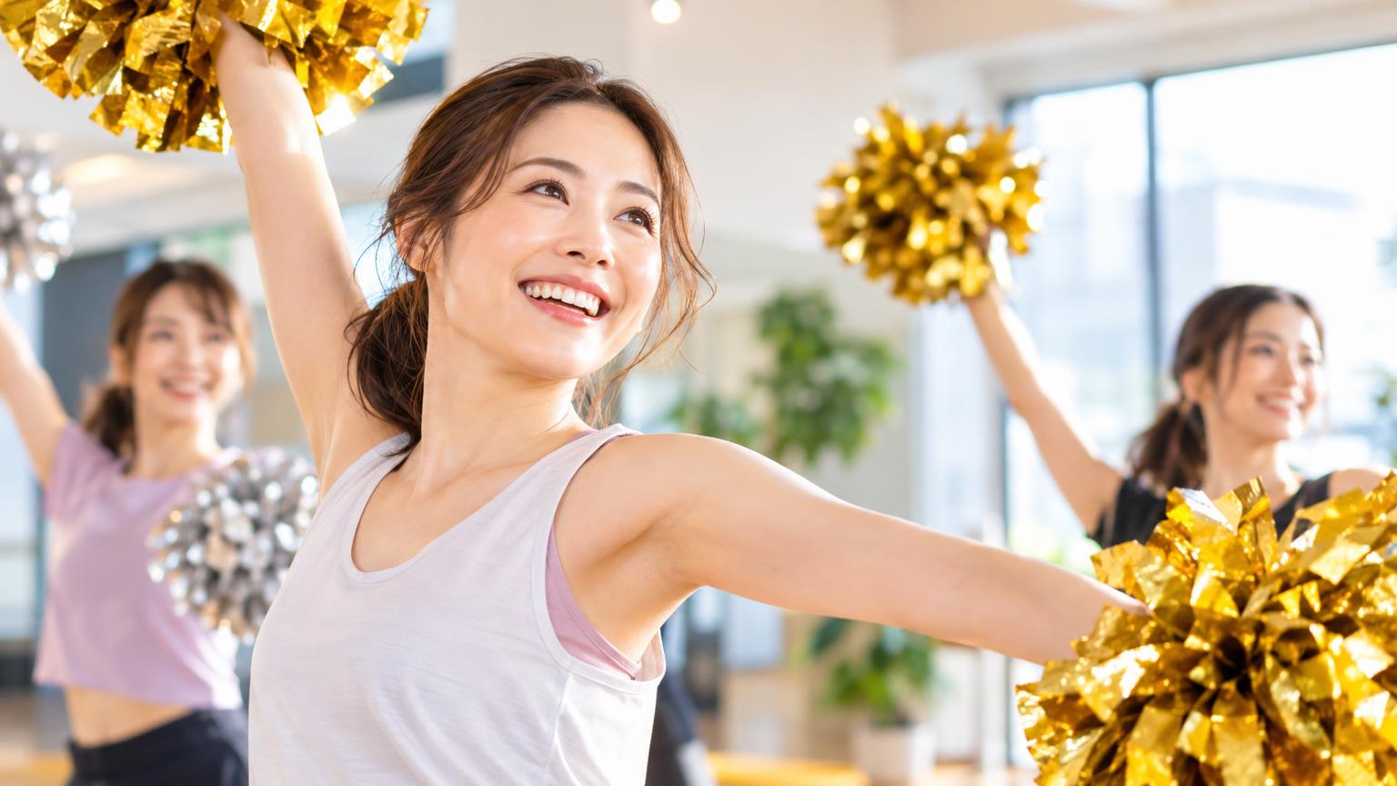 チアダンス パーソナルレッスンを大人から始める方法【埼玉・浦和】教室の選び方と申し込みの流れの内容を表すアイキャッチ画像