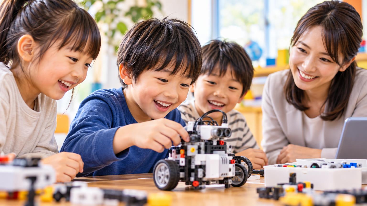 学童のロボット・プログラミング選び方ガイド｜施設運営者が確認すべき4つの判断軸の内容を表すアイキャッチ画像