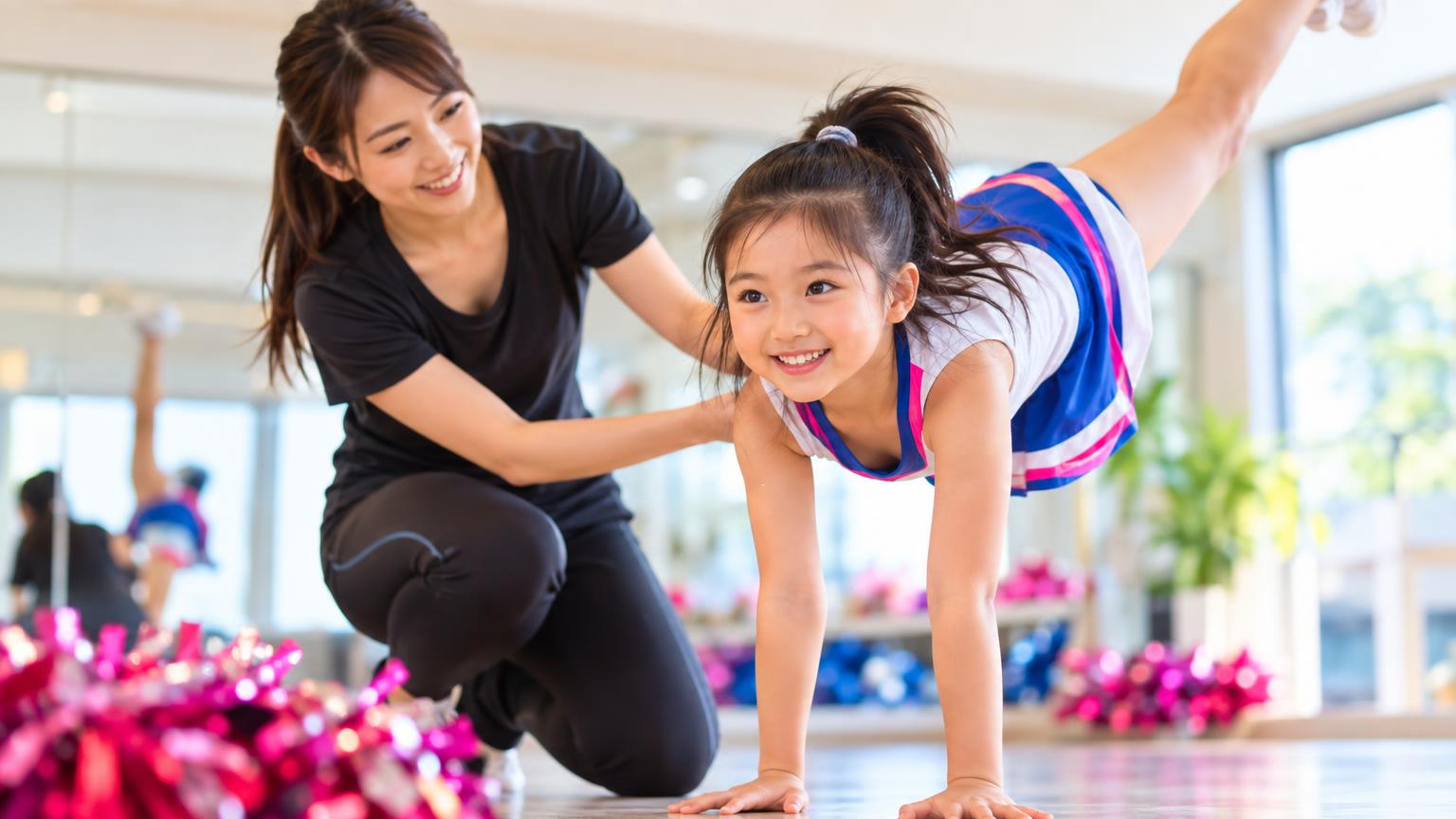 チアダンス パーソナルレッスン 浦和｜子どものアクロバット技術を個別指導で伸ばす方法と教室の選び方の内容を表すアイキャッチ画像
