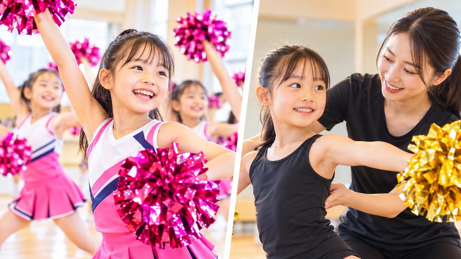 チアダンスの通常クラスとパーソナルレッスン、子どもにはどちらが向いている？違いと選び方を解説【埼玉】の内容を表すアイキャッチ画像