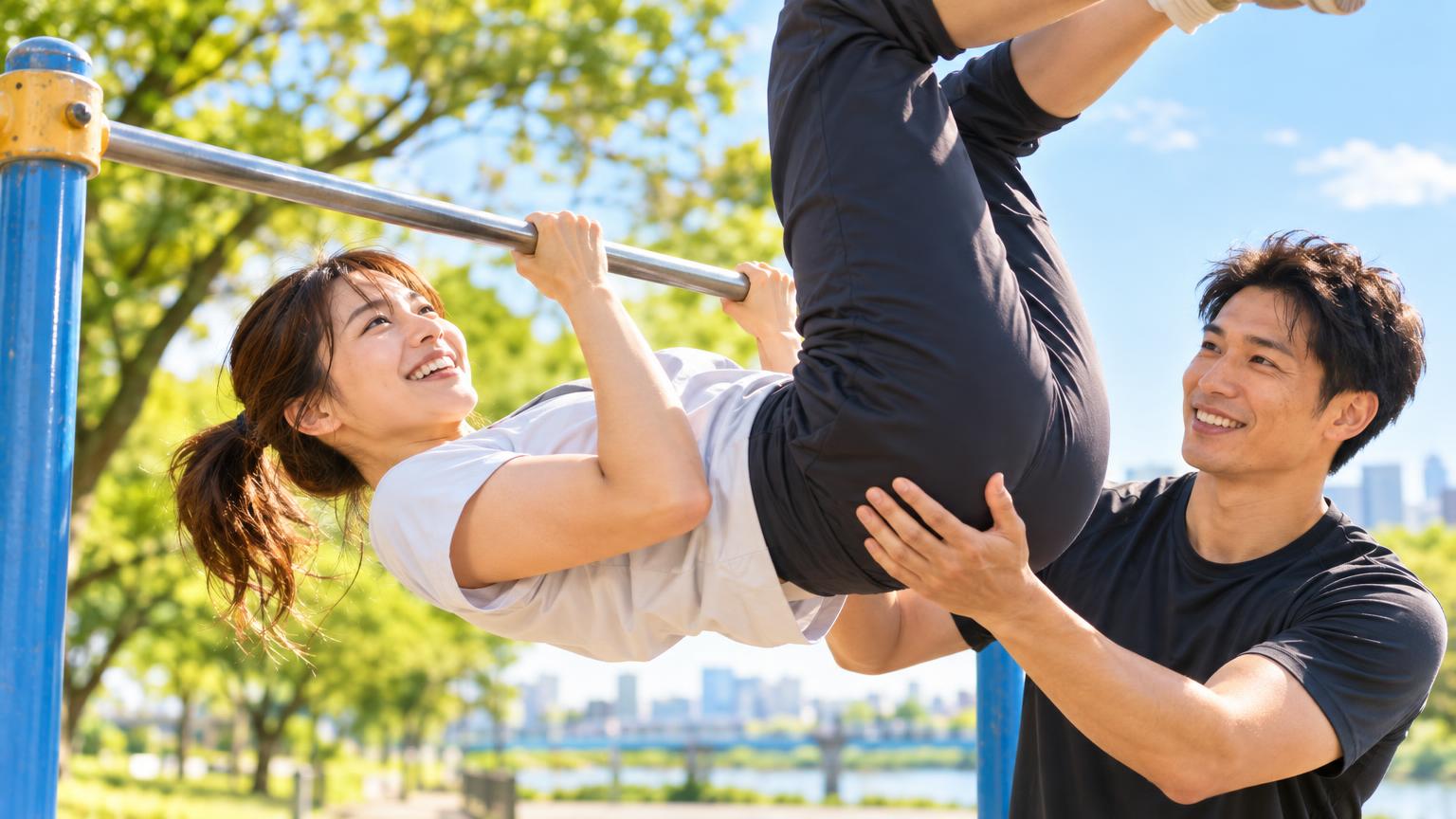 大人の逆上がり習得にパーソナルレッスンが有効な理由｜埼玉での選択肢と確認事項の内容を表すアイキャッチ画像