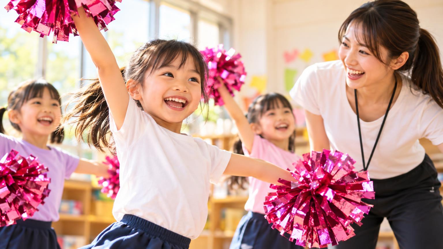 学童にチアダンスの外部講師を呼ぶ方法｜依頼から導入・継続運営までの6ステップの内容を表すアイキャッチ画像