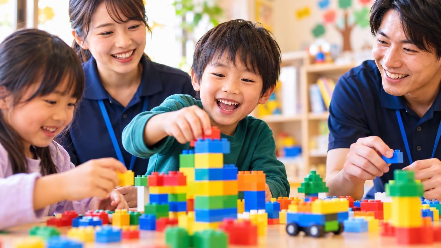 放課後等デイサービスのレゴ療育導入｜外部委託事業者の選び方と5つの判断軸の内容を表すアイキャッチ画像