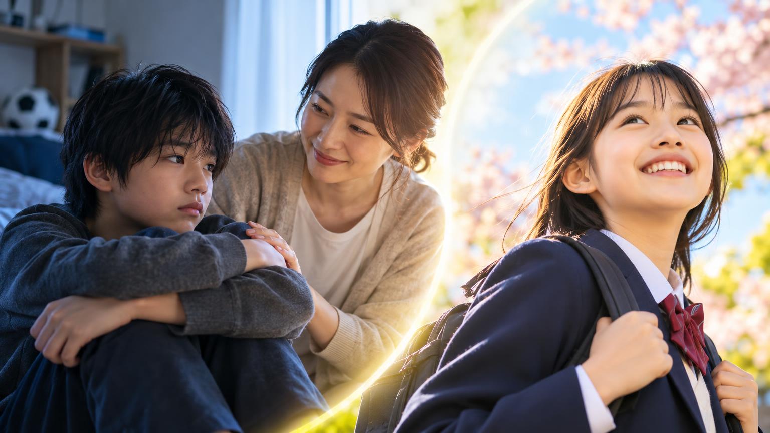 不登校はいつまで続く？小学生・中学生の回復サインと段階別の見通しの持ち方の内容を表すアイキャッチ画像