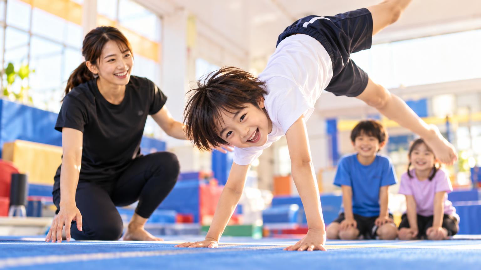アクロバット習い事【蕨・川口エリア】子ども向け教室を指導形式・料金・安全管理で比較の内容を表すアイキャッチ画像