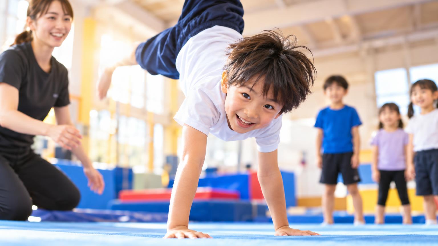 アクロバット 習い事 日進（さいたま市）子どもおすすめ｜集団型・パーソナル型の選択肢と費用・指導形式を比較の内容を表すアイキャッチ画像