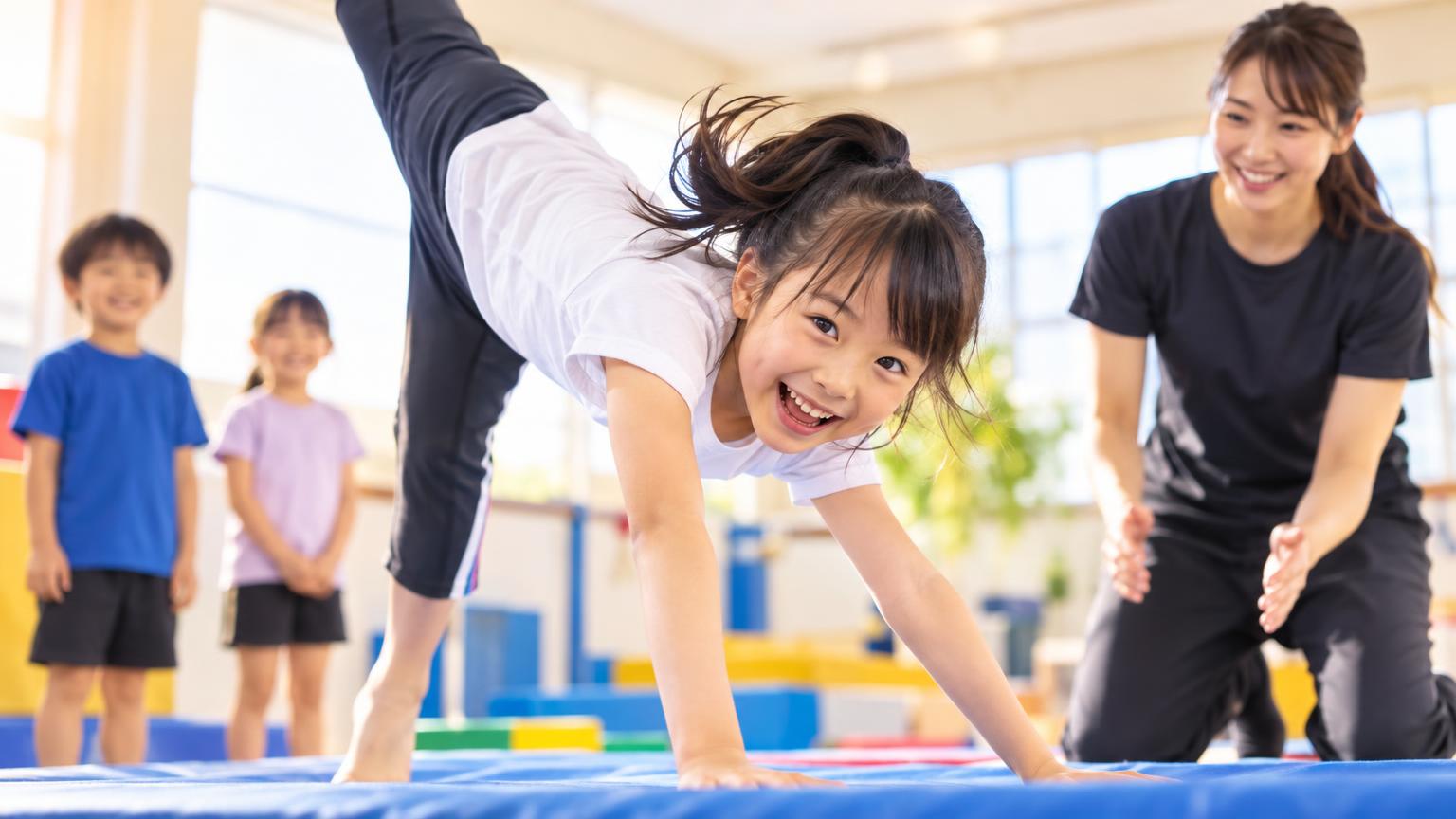 アクロバット習い事【川口・戸田エリア】子ども向け教室の選び方と指導形式別の比較の内容を表すアイキャッチ画像