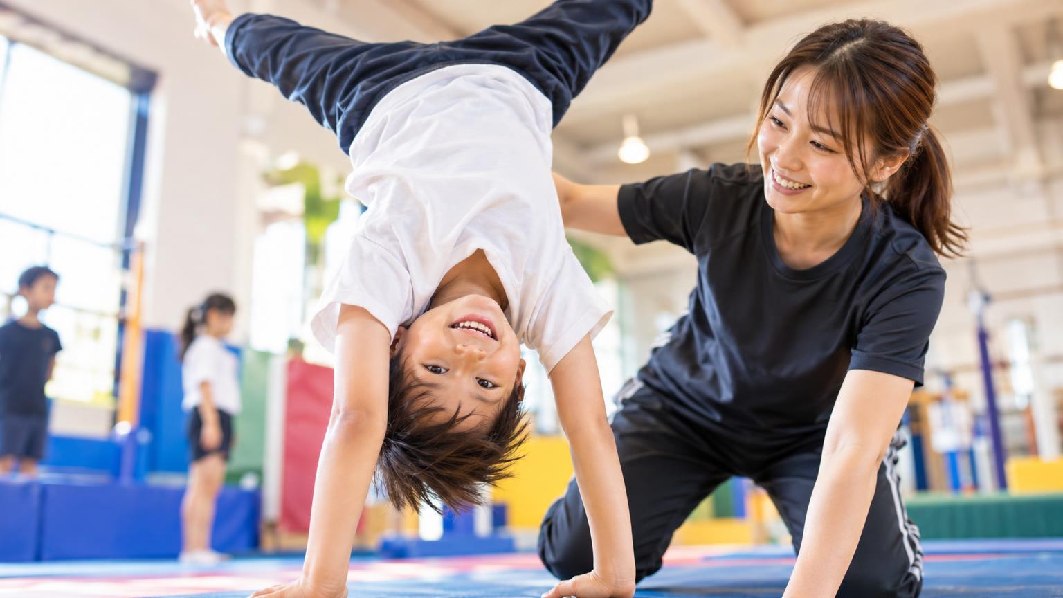 蕨市で子どものアクロバット習い事を選ぶ方法｜指導形式・技術範囲・安全管理の3軸で比較の内容を表すアイキャッチ画像