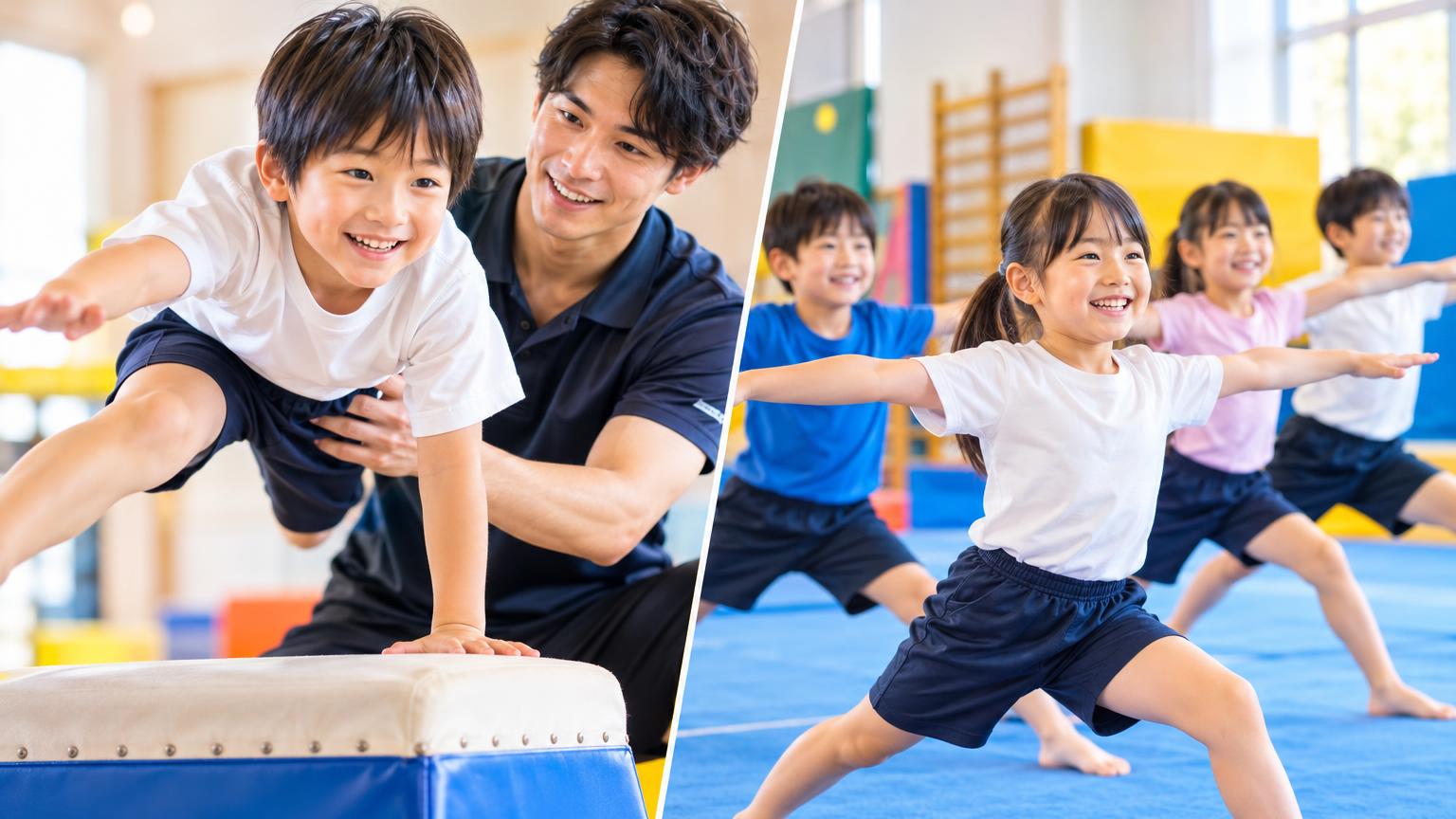 体操教室 大宮｜パーソナルレッスンと通常クラスの違いを子どもの目的別に比較の内容を表すアイキャッチ画像